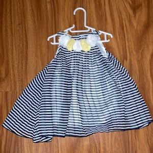 Striped dress 6-9 month